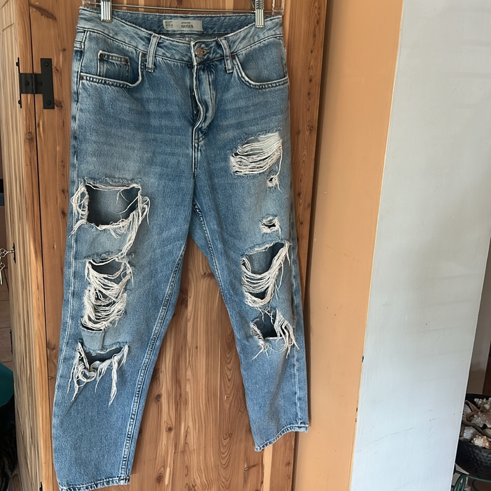 Topshop Moto Hayden Light Blue Denim